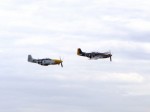 North American P-51D Mustangs